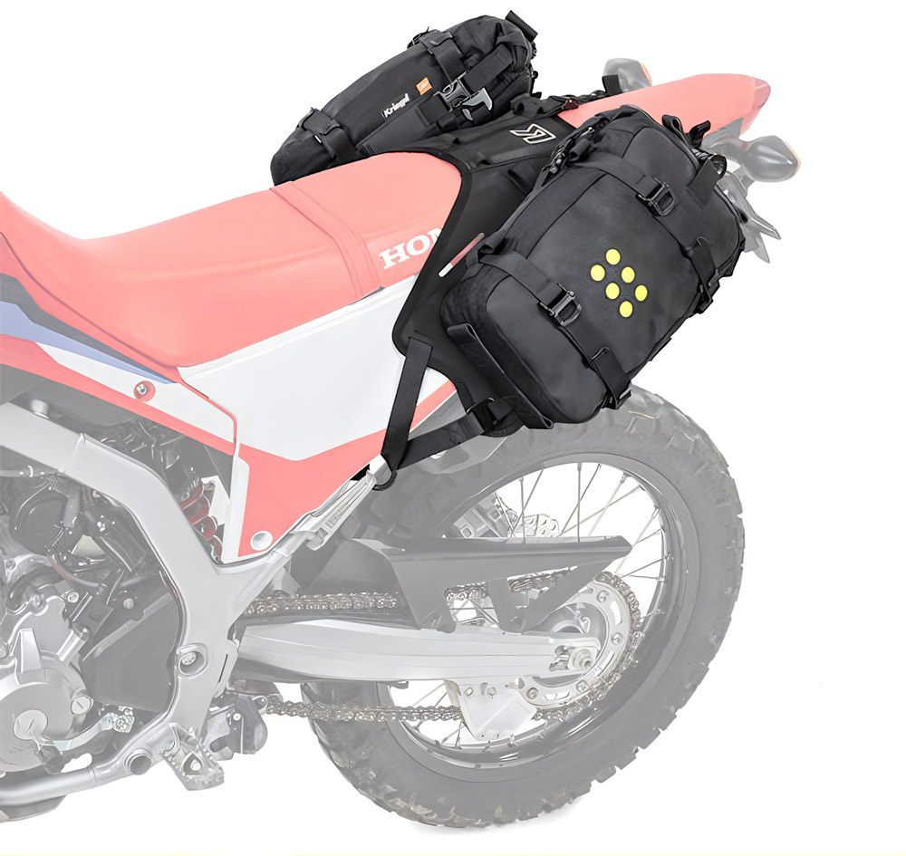 KriegaOS-BaseHondaCRF300LCRF300RallyMontagesystemfrOS-TaschenSilber