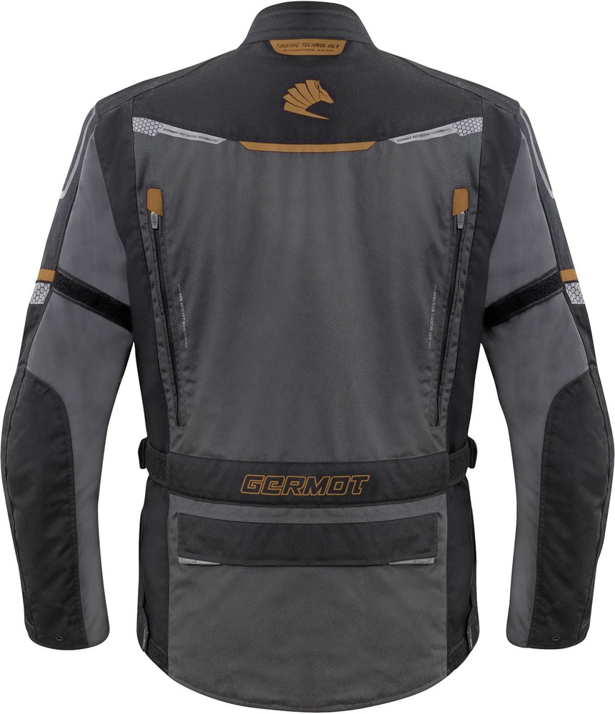 GermotMotorradTextiljackeArgosHerrenAnthrazitSchwarzBronze