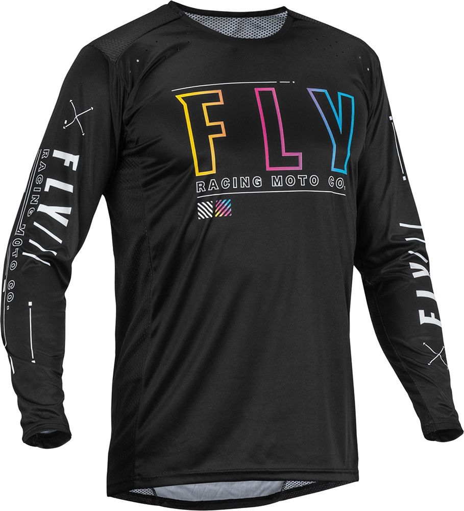 FlyRacingOffroadShirtMX-JerseyLiteSE70200AvengerBlack-Sunset-S