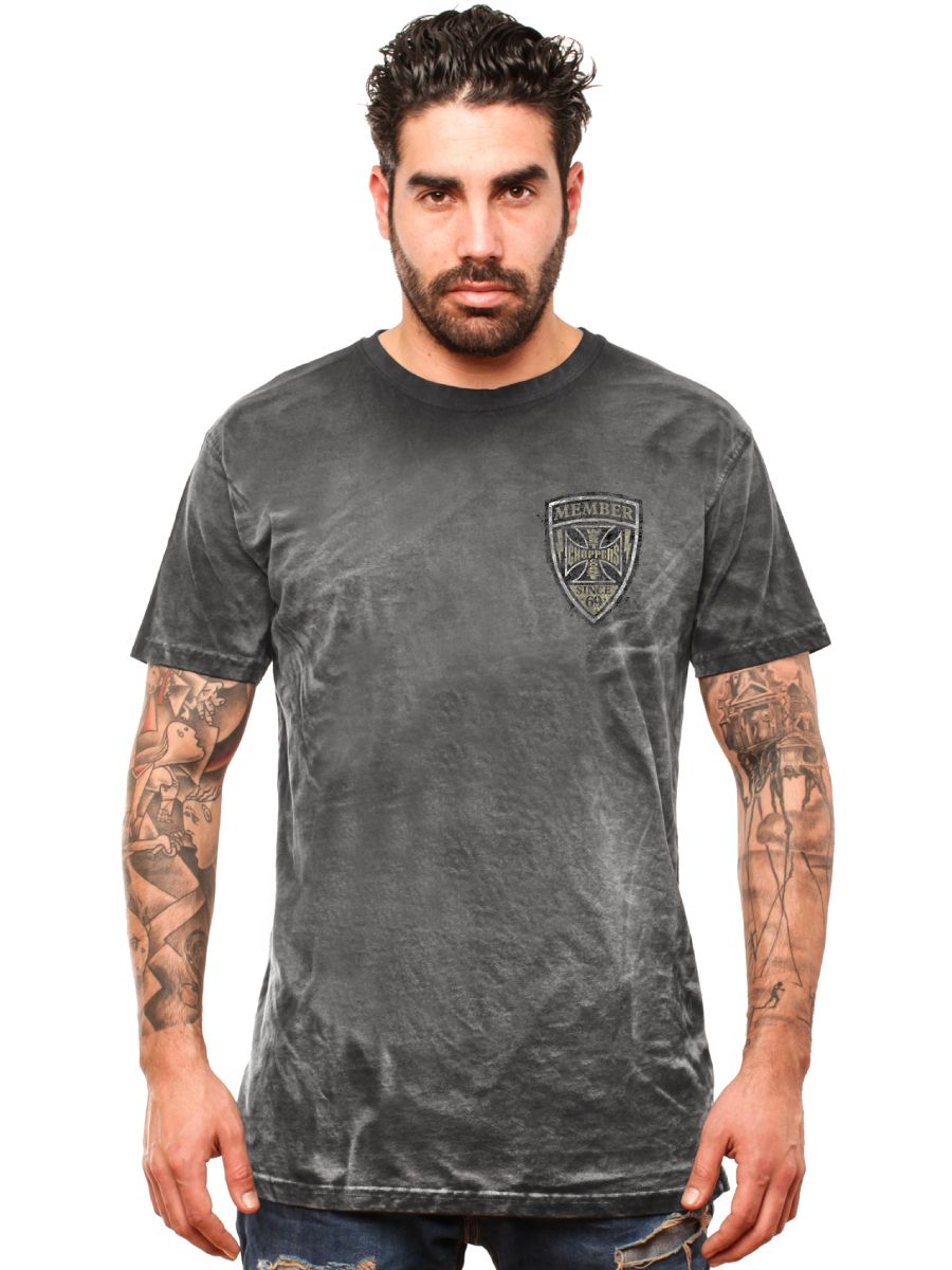 WCCWestCoastChoppersT-ShirtVintageHillRaisersBlack