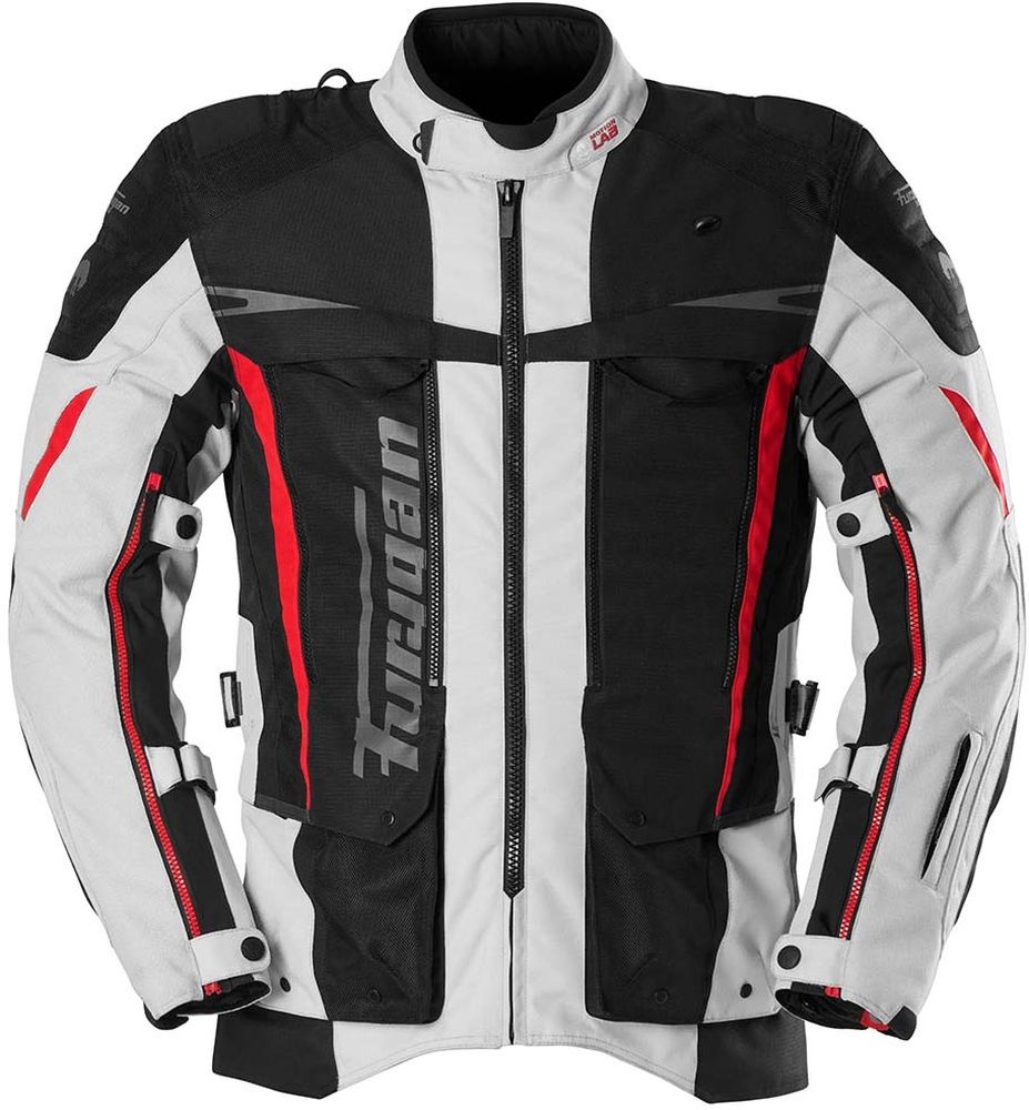 FuryganMotorradJackeJacketsMontrocAramidPrimaloft3In165082Black-Pearl-Red-3XL