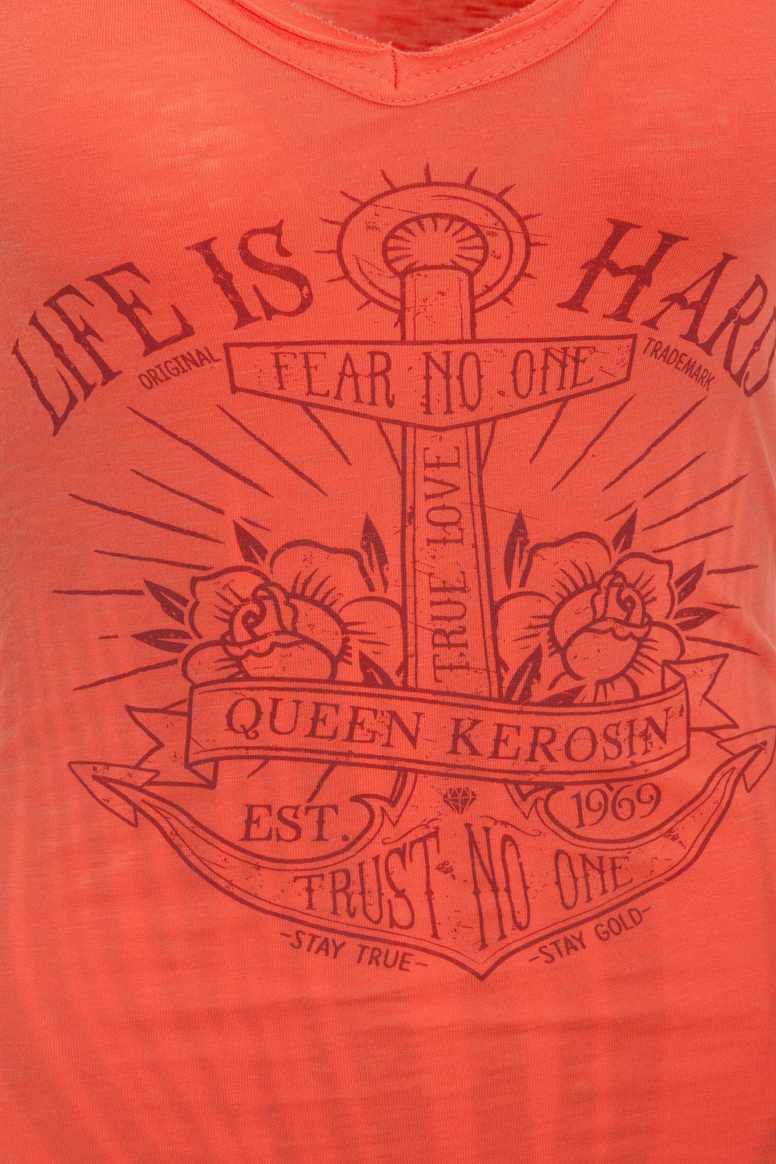 KingKerosinFemaleShirtLifeisHardWatercolourGrape