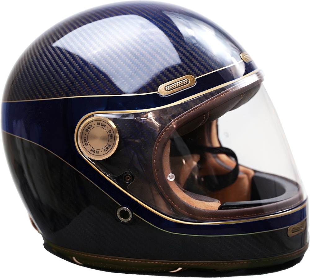 ByCityMotorradIntegralhelmRoadsterIiiCarbonHelmetBYC0079GoldenBlue-XS