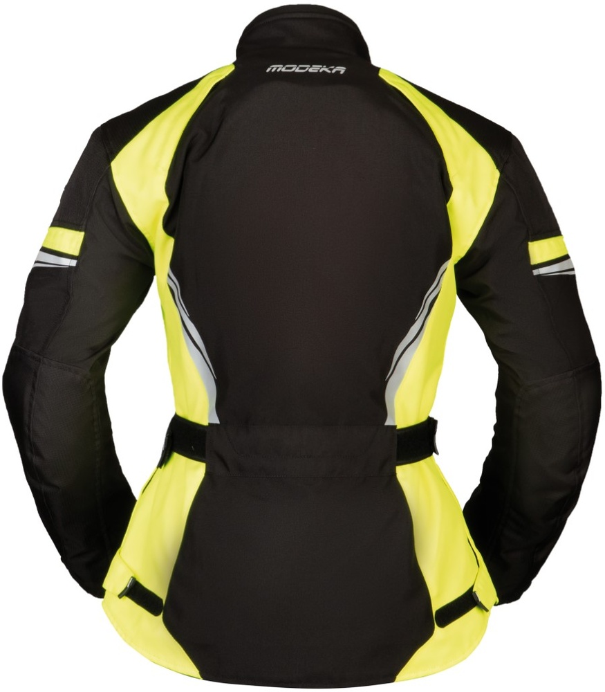 ModekaDamenMotorradJackeViolettaLady084460SchwarzGelb-34