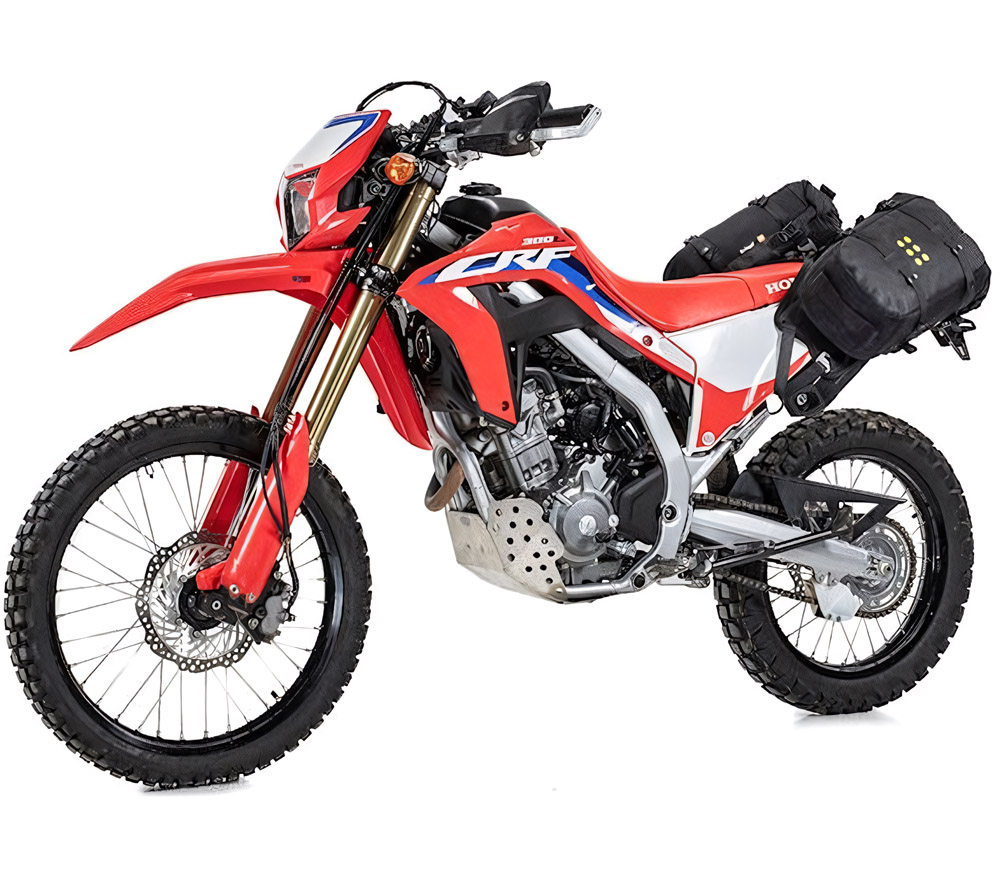 KriegaOS-BaseHondaCRF300LCRF300RallyMontagesystemfrOS-TaschenSilber