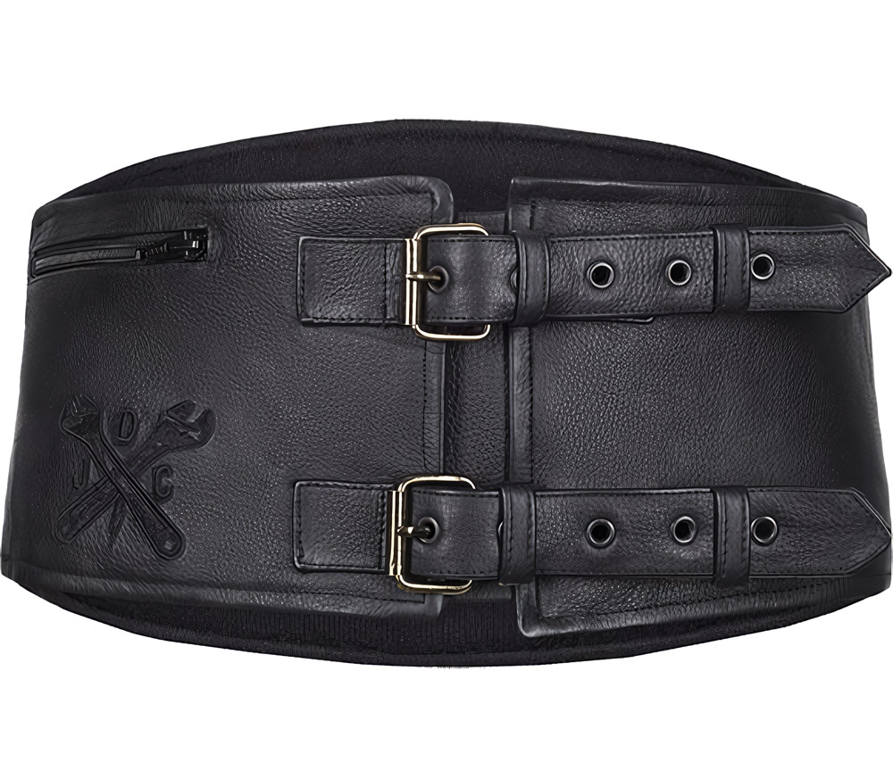 JohnDoeMotorradNierengurtGrtelKidneyBeltClassicalBlack-XXL3XL