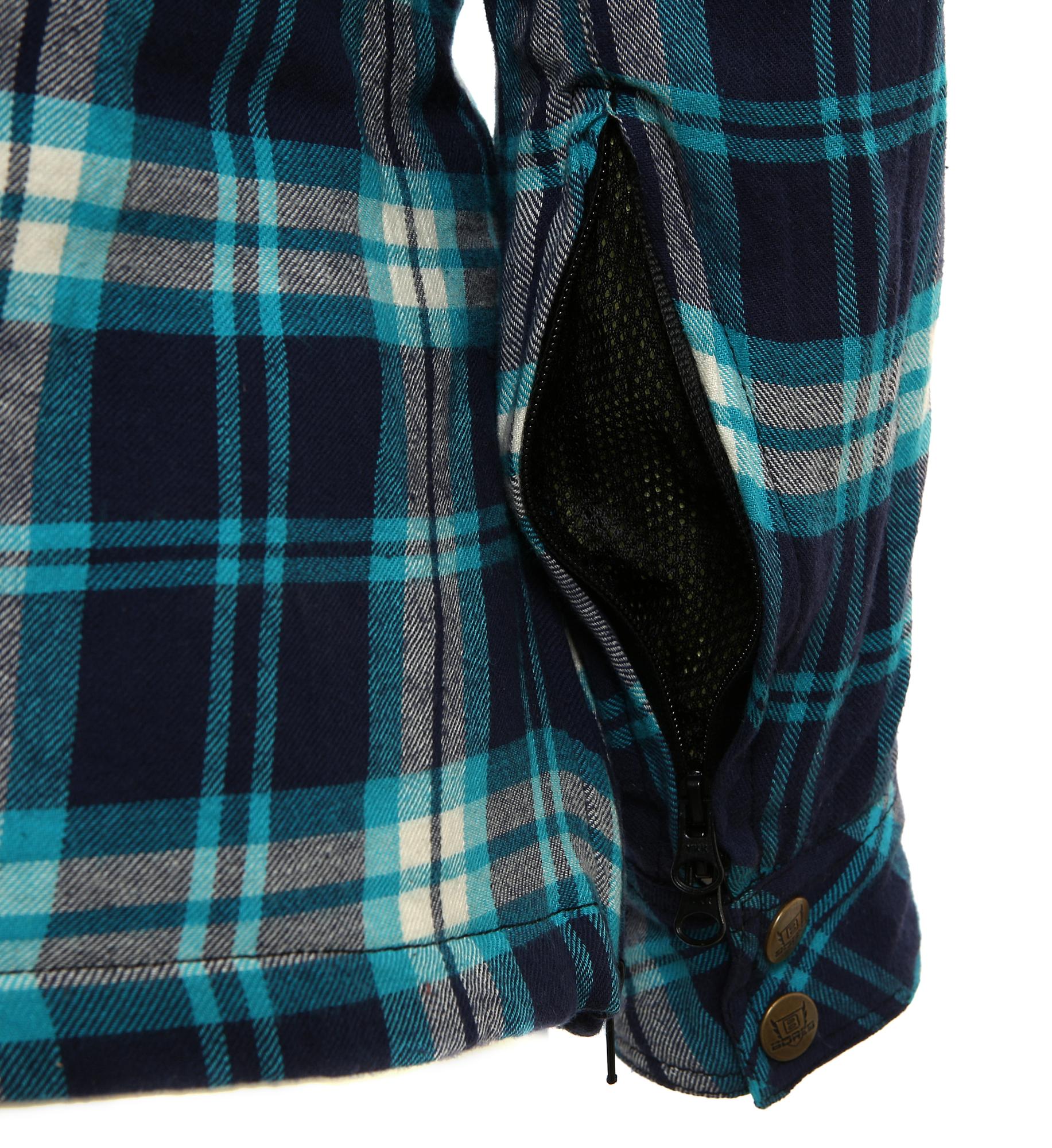 BoresFemaleLumberjackPremiumDamenJackeHemdinHolzfllerOptikBlue-2XL