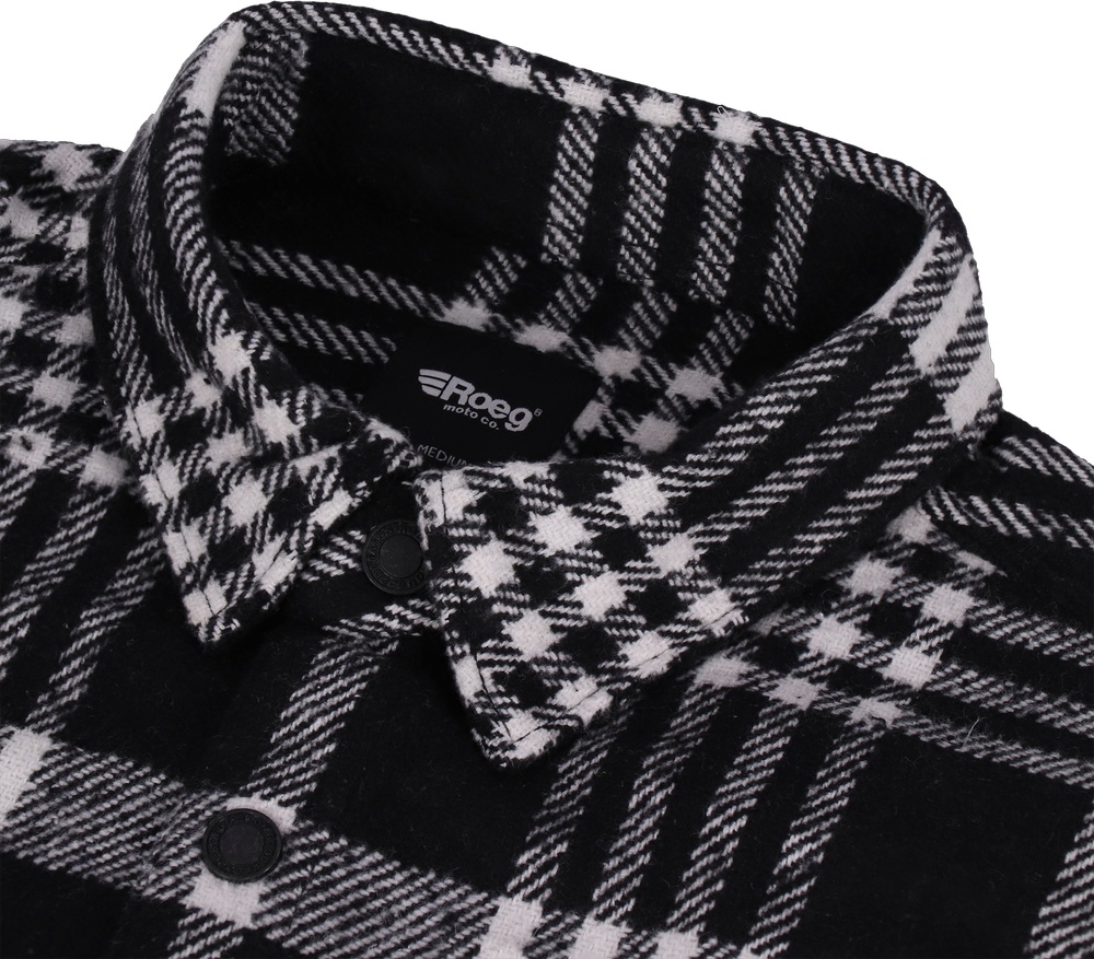 RoegMotorradHemdBlazeFlannelShirtROE0070Black-S
