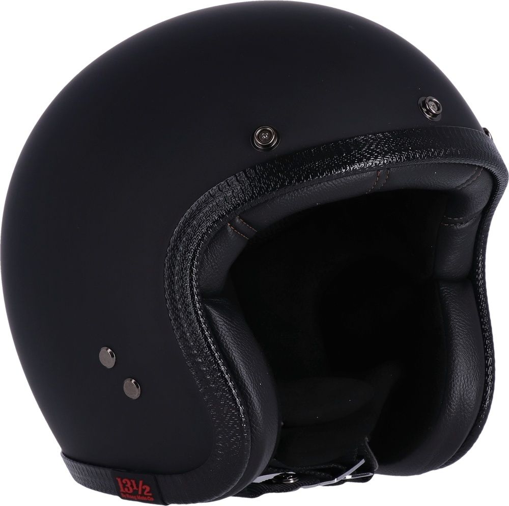1312MotorradJethelmSkullBucketHelmetDRE0037MatteBlack-XS