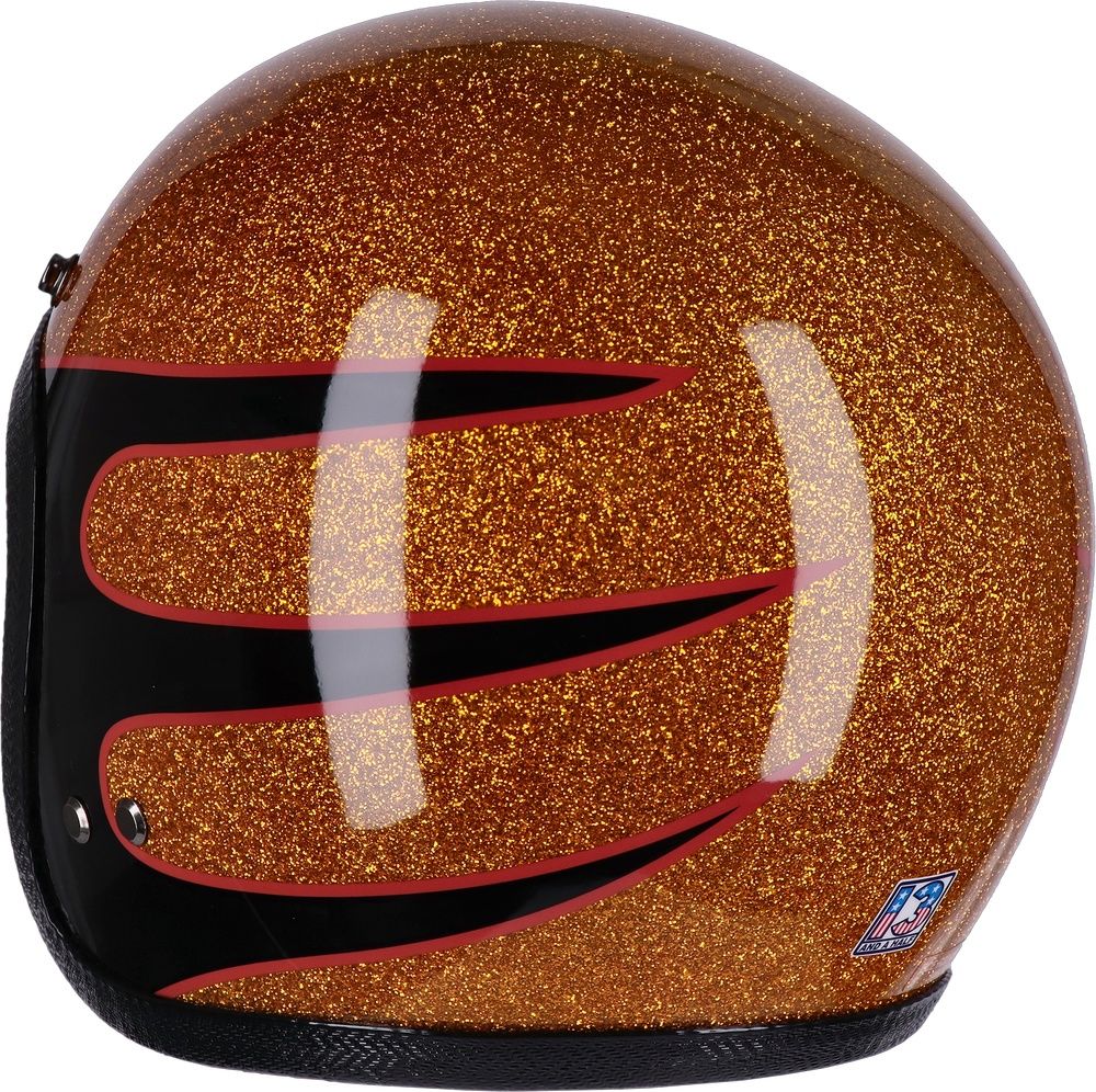 1312MotorradJethelmSkullBucketHelmetDRE0037MetalFlake-XS