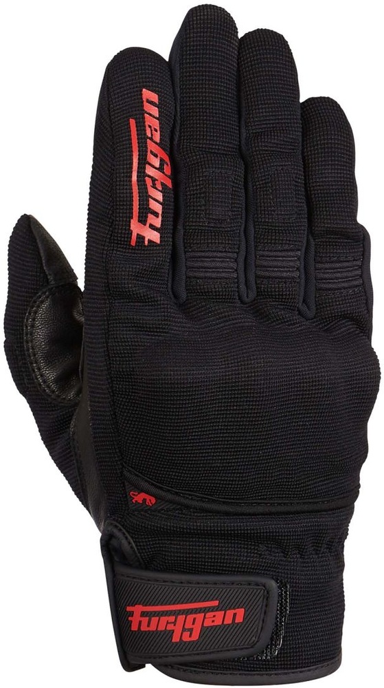 FuryganDamenMotorradHandschuhe4486-108GlovesJetLadyD3O65569BlackRed-L