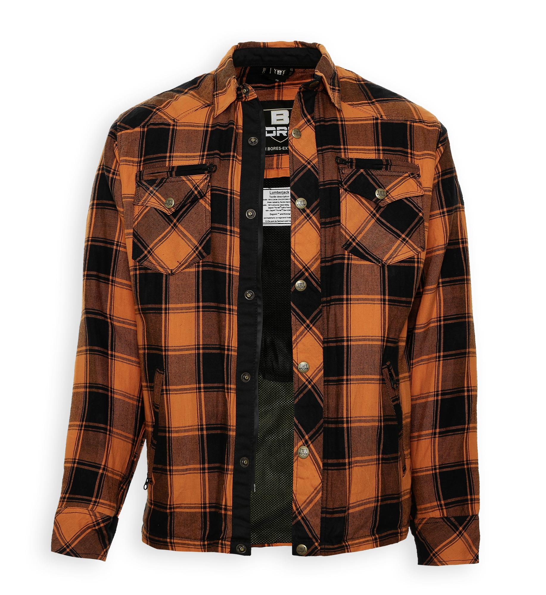 BoresLumberjackPremiumJacken-HemdinHolzfllerOptikOrangeBlack-9XL