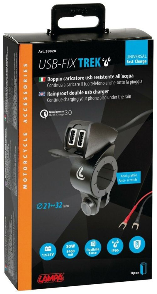 OptilineLampaUSBTrekBlack