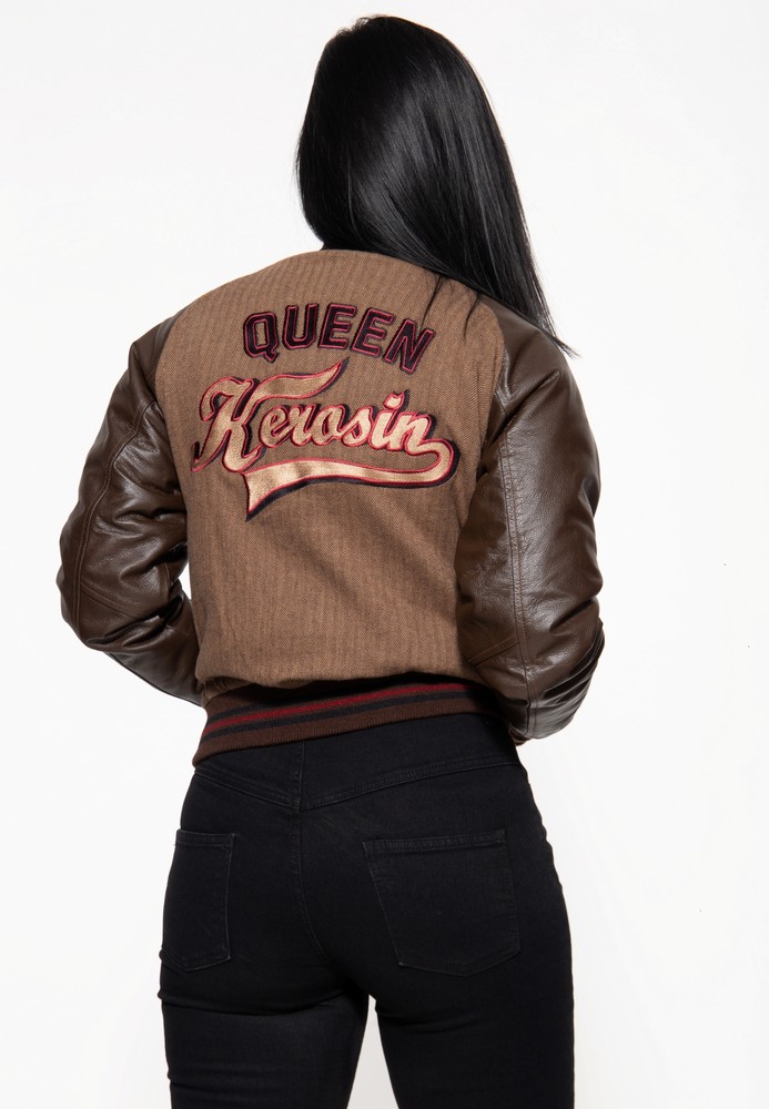 QueenKerosinCollegeJackeQKI19003Braun
