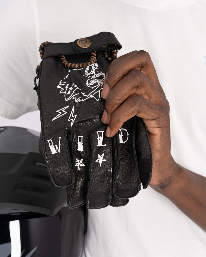 ByCityMotorradHandschuheSecondSkinTattooGlovesBYC0098