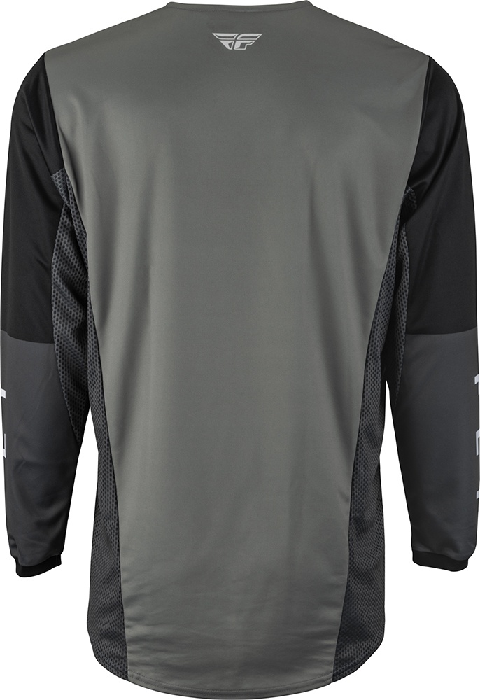 FlyRacingOffroadShirtMX-JerseyKineticJet70201GreyDarkGreyBlack-S