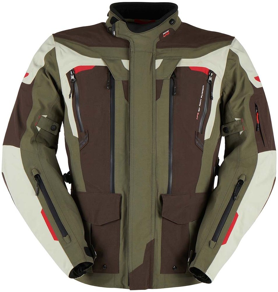 FuryganMotorradJacke6439-827JacketVoyager65006Coffee-Pearl-Anthracite-3XL
