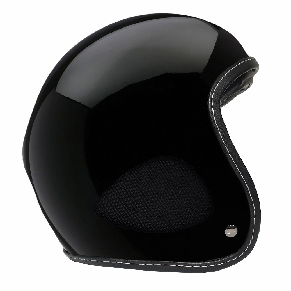 BoresHelmSRMSlight4FinaleLeder-JethelmglnzendSchwarzohneECE2205PrfungentsprichtnichtderStVO-3XL