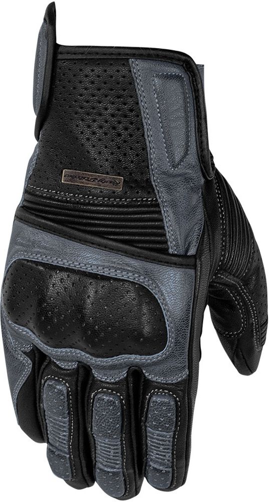 RustyStitchesMotorradHandschuheGlovesZeke68383Black-Grey-S