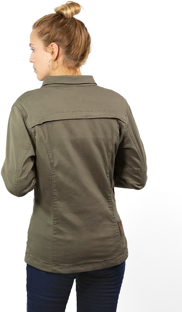 JohnDoeMotorradFemaleMotoshirtWomenOlive-L