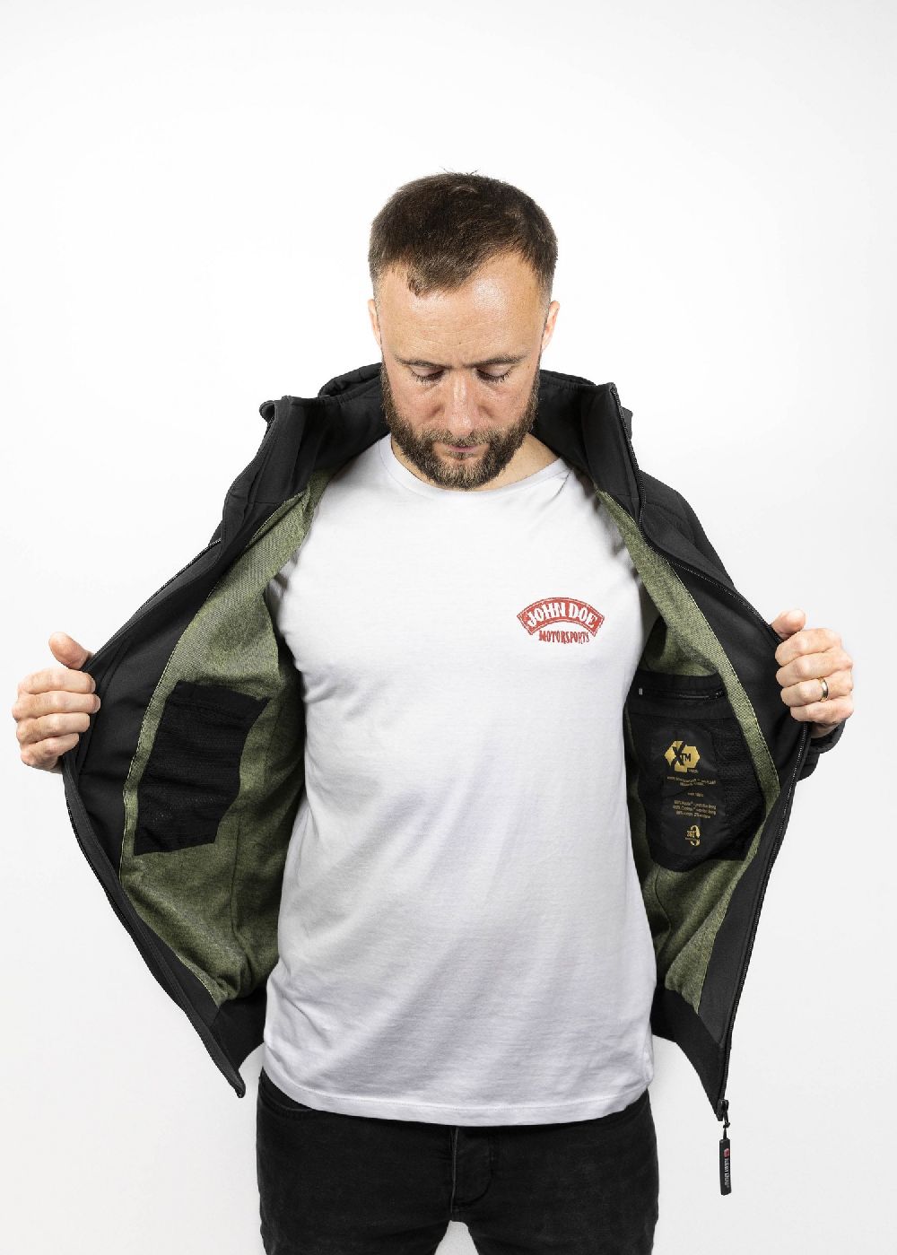 JohnDoeMotorradJackeSoftshellJacket2in1Black