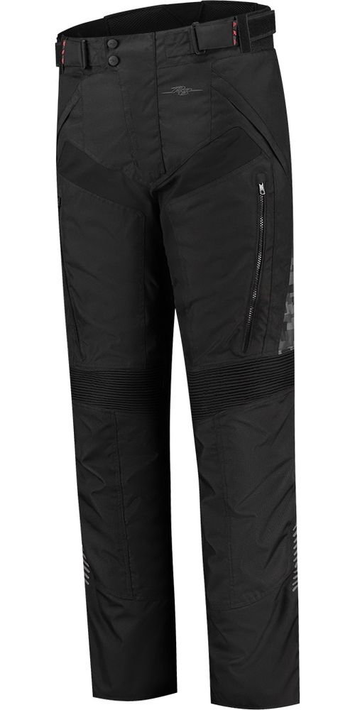 RustyStitchesMotorradHoseHugo68376BlackPixelRed-S