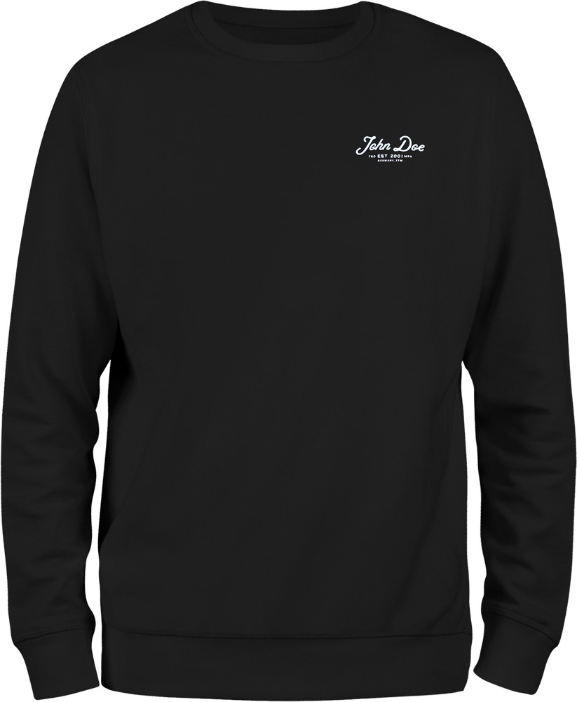 JohnDoeSweaterLetteringBlack