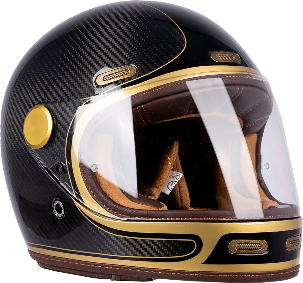 ByCityMotorradIntegralhelmRoadsterIiiCarbonHelmetBYC0079Black-XS