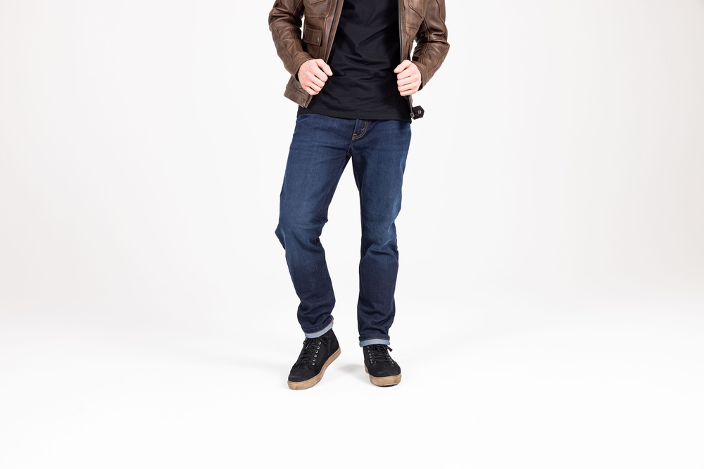 JohnDoeMotorradHoseMonolayerPioneerMonoDarkBlue-W31-L32