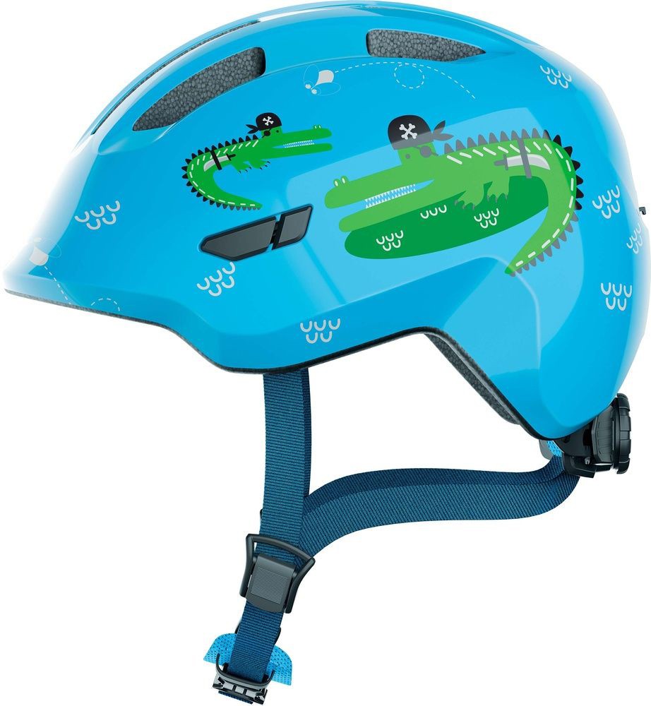 ABUSKinderFahrradhelmKidsSMILEY3067263-BlueCroco-S
