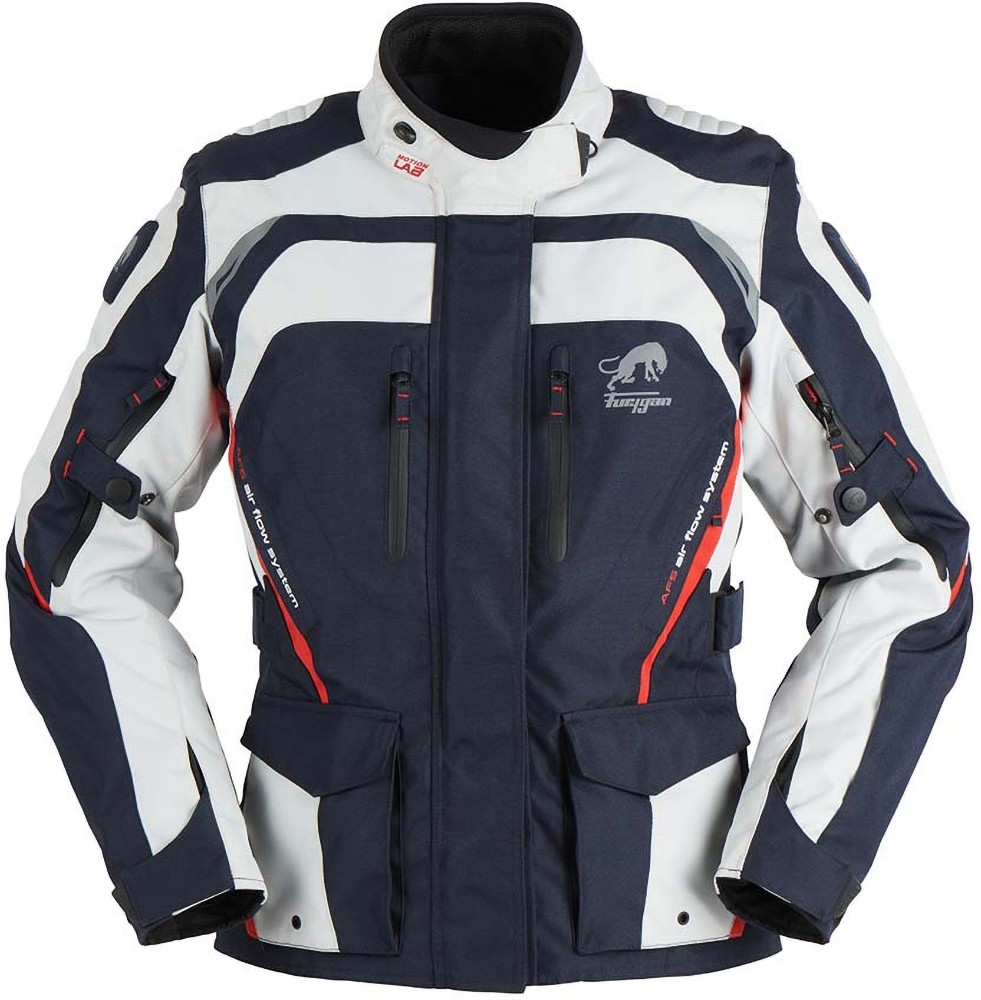 FuryganDamenMotorradJacke6412-557JacketApalachesLady65577BluePearlRed-3XL