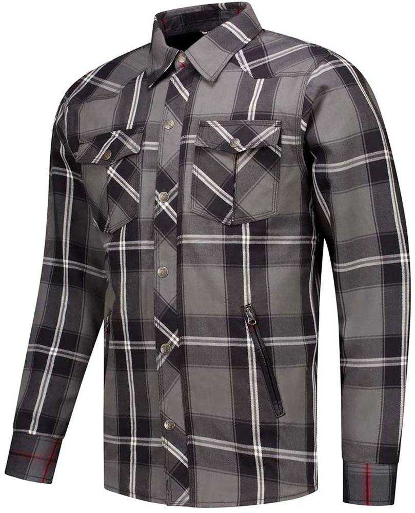 RustyStitchesMotorradJackeJackNeilV268238Grey-White-Black-S48