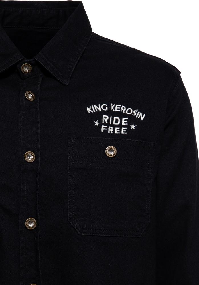 KingKerosinWorkwearDenimHemdRideFreeKKI35021