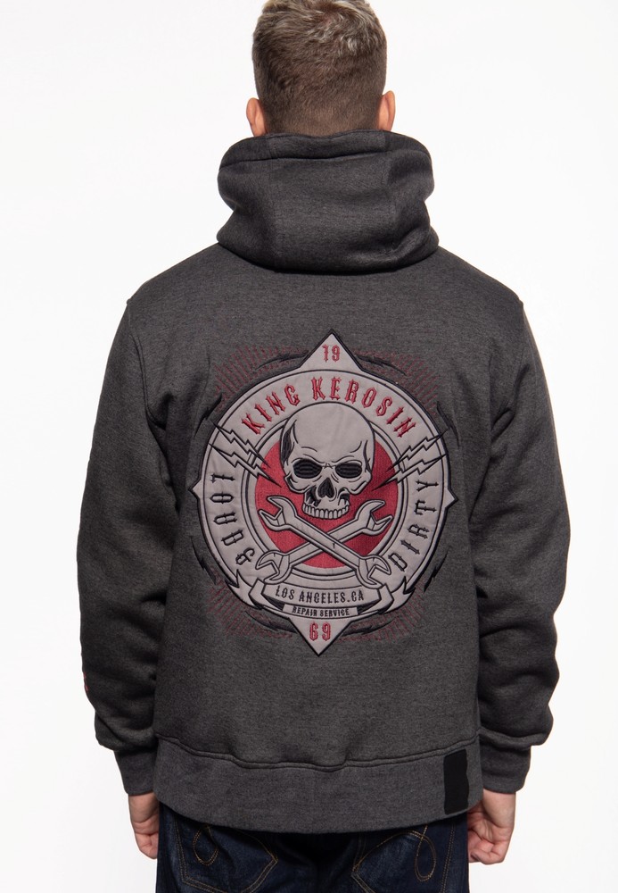 KingKerosinSweatjackemitKapuzeLoundDirty