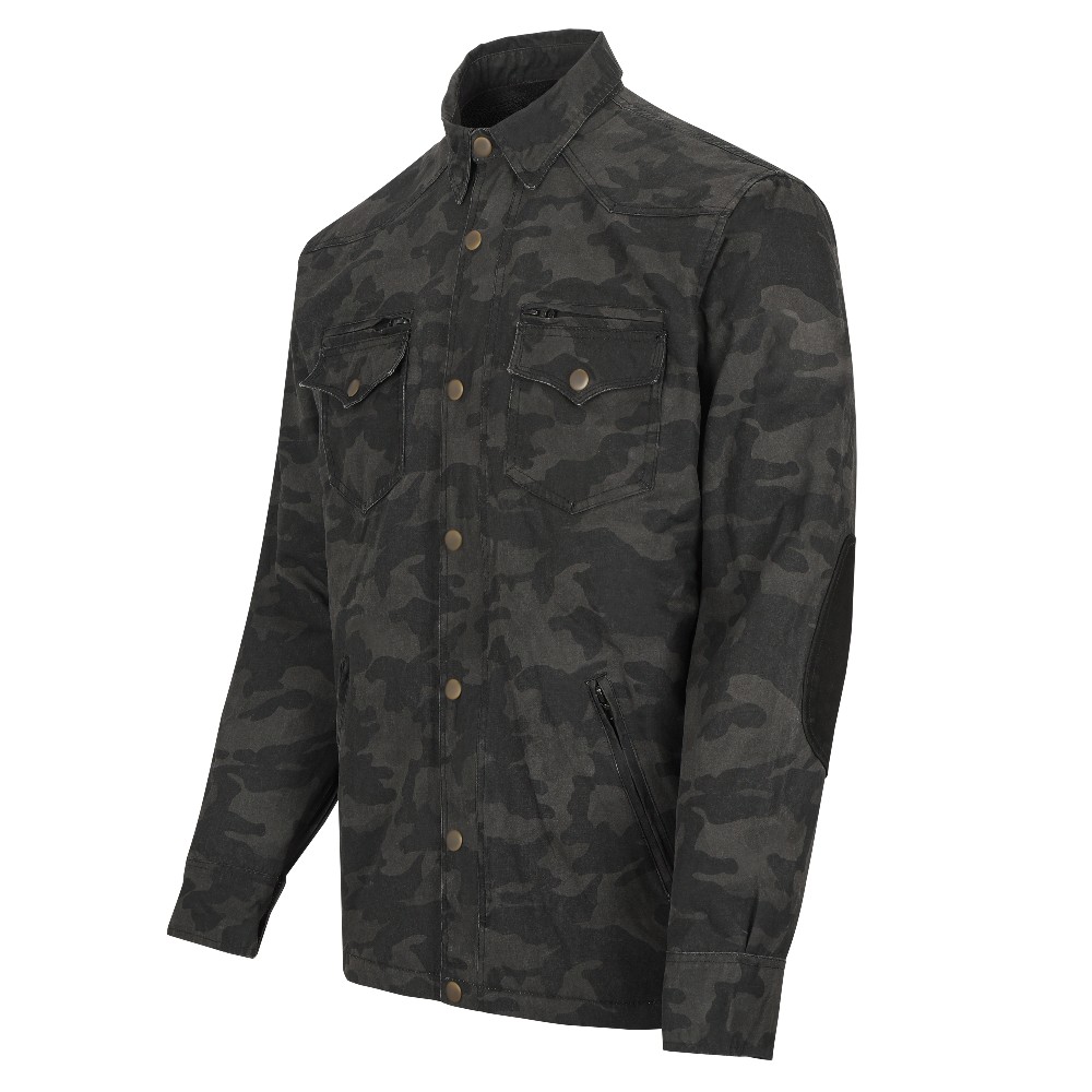 BoresAramid-MotorradhemdMilitary-JackArmySchwarz-Camouflage-6XL