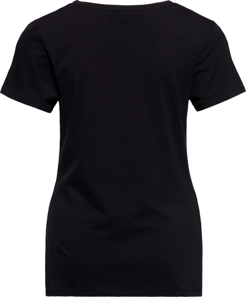 QueenKerosinDamenBasicT-ShirtDangerousCurvenQKU41014