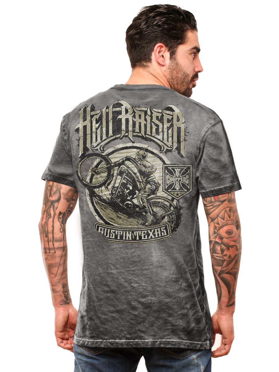 WCCWestCoastChoppersT-ShirtVintageHillRaisersBlack