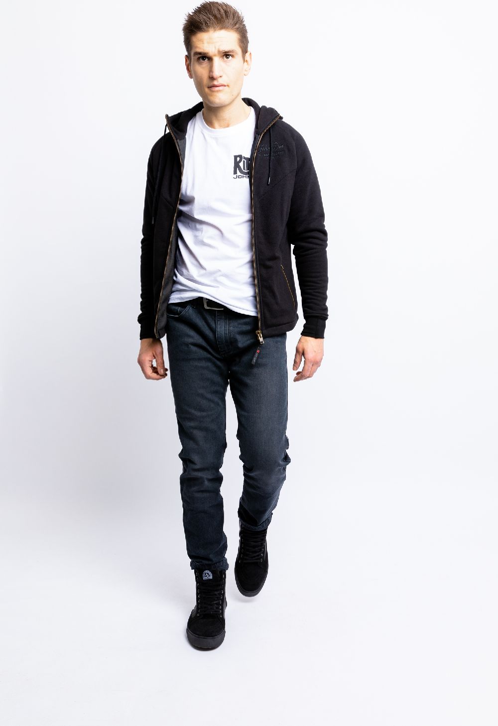 JohnDoeMotorradHoodieXTMHoodieV2Black-XXL