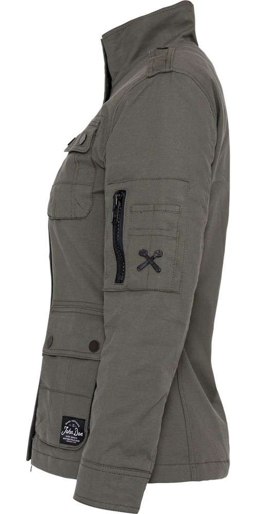 JohnDoeDamenMotorradJackeWomenExplorerOlive-XXL