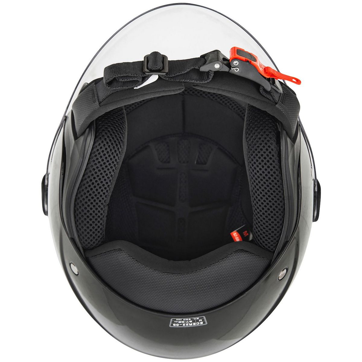 GermotMotorradHelmGM196JethelmmattBlackWhite