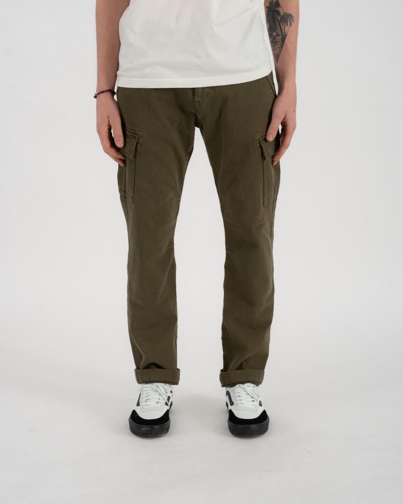 RidingCulturebyRokkerMotorradHoseCargoMenOlive