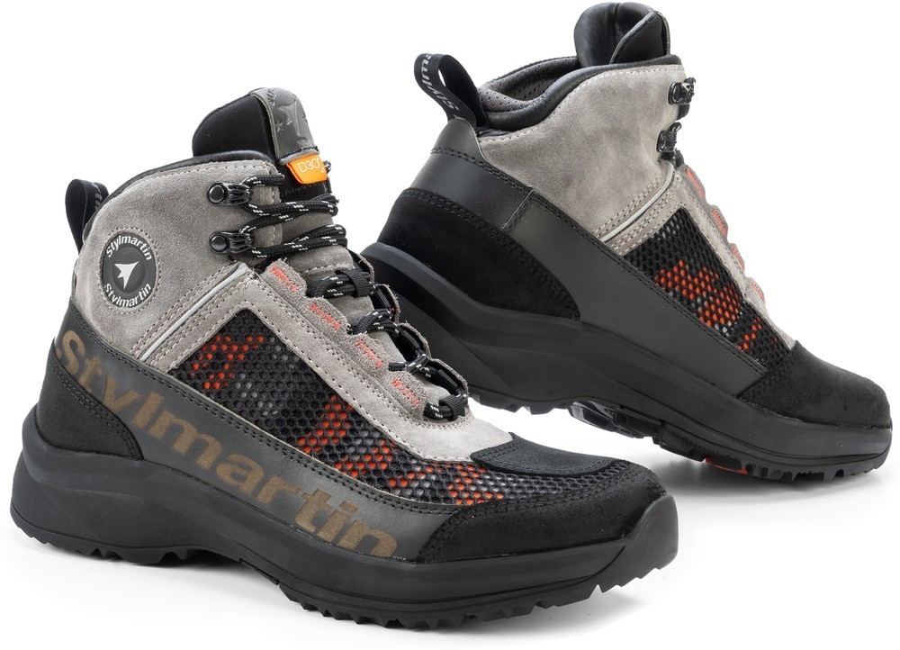 StylmartinMotorradSchuhVertigoAirGreyCamo