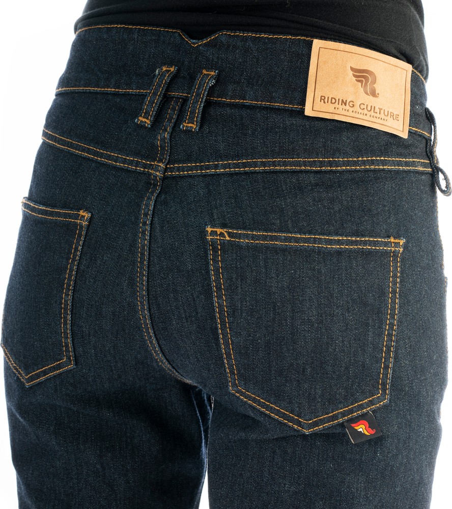 RidingCulturebyRokkerMotorradhoseStraightFitWomenRawBlue