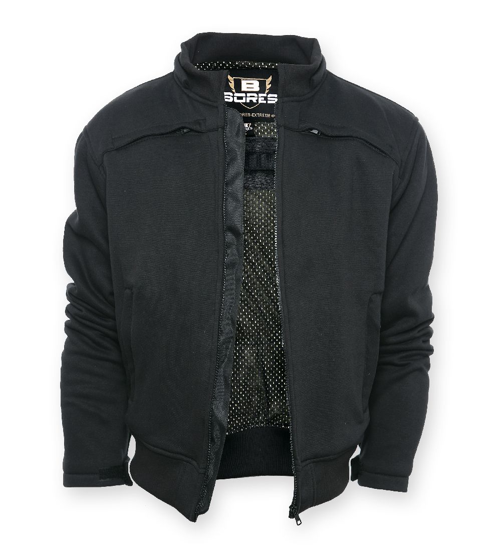 BoresMotorradAramid-HoodieSafety4SommerSchwarz