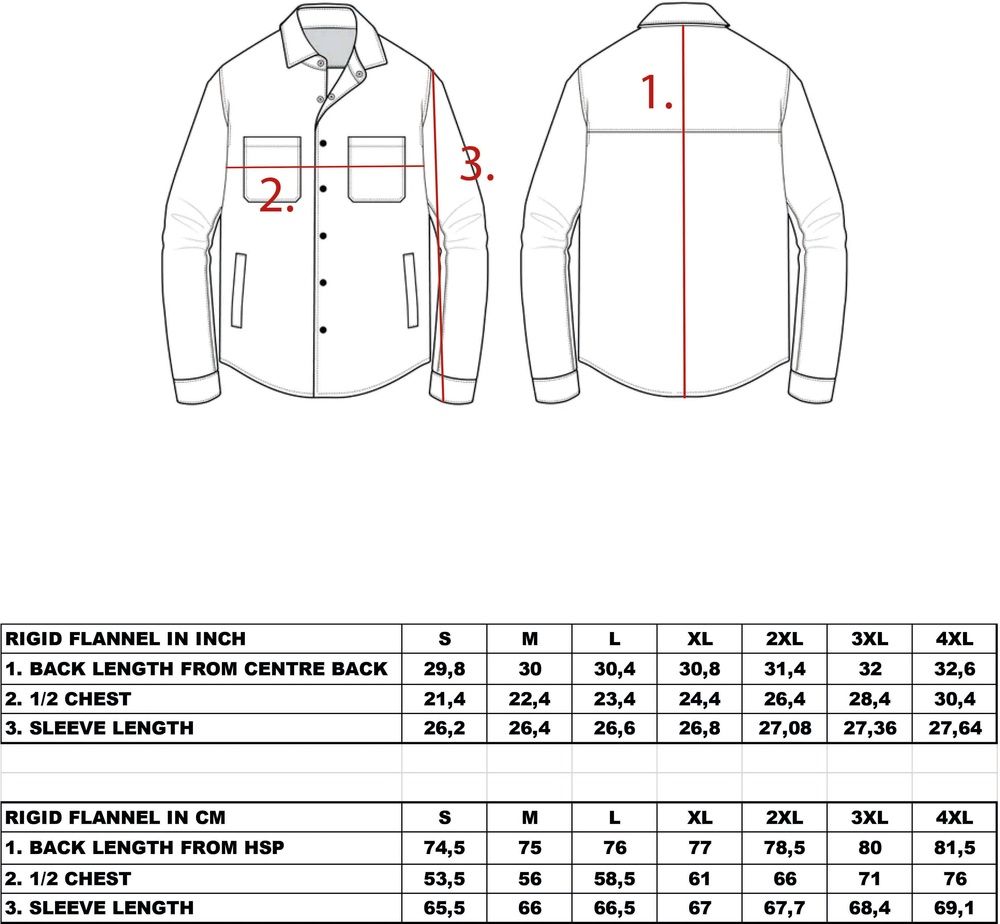 WCCWestCoastChoppersHerrenJackeHellBentFlannelJacketWCCJS166GR