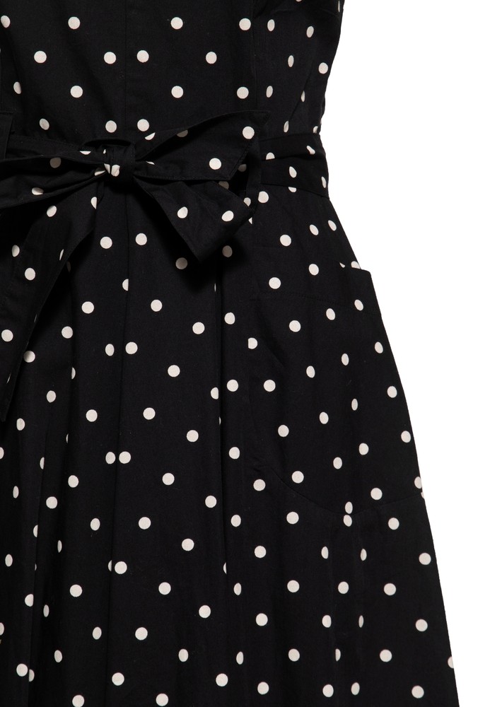 QueenKerosinDamenSwingKleidSchwarz-3XL