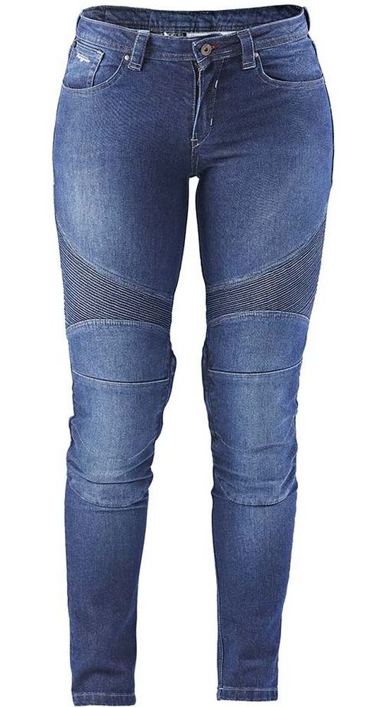 FuryganDamenMotorradHosePurdeyEvoSlim65299DenimBlue-W26-L30