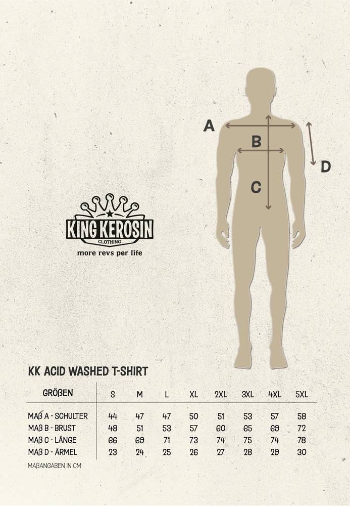 KingKerosinT-ShirtOilwashedSpeedFreakKKU41062
