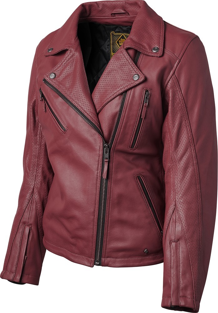 RolandSandsDesignDamenMotorrad-JackeAtherton74Merlot-XS