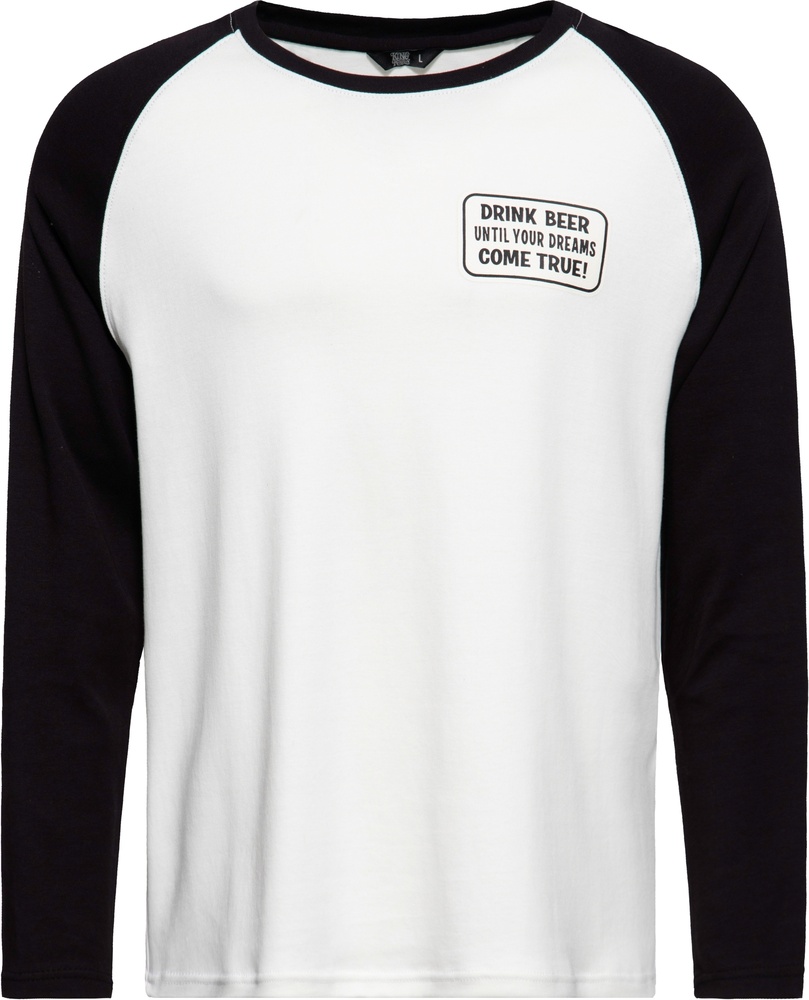 KingKerosinRaglanLongsleeveWithPrintBeerKKI32007AntiqueWhite-S